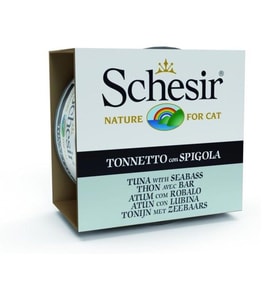 Schesir Ton Balığı ve Levrekli Jöleli Kedi Konservesi 85 Gr
