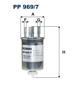 FILTRON PP9697 Yakit Filtresi CPLA9155BA LR041978