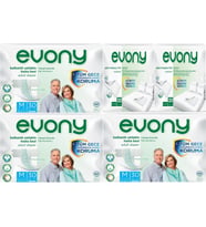Evony Hasta Bezi Yetişkin Bel Bantlı Tekstil Yüzey Orta 90 Adet + Yatak Koruyucu Örtü 60 Adet