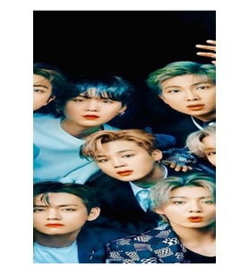 Bts Tablo Ahşap Poster Dekoratif Kod5969