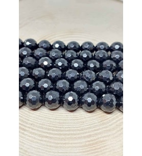 Bileklik Boy Turmalin Taşı Faset Kesim Yarım Dizi 8mm (18CM UZUNLUĞUNDADIR)
