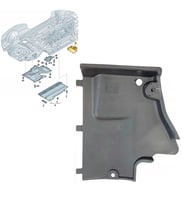 Audi A4 Küçük Alt Taban Kaplaması Sol 2009-2012 8K0825201