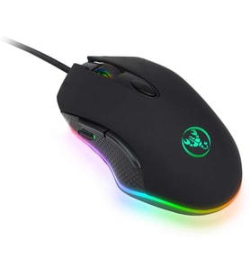 HXSJ S500 RGB Kablolu Mouse 4800 dpı (Siyah)