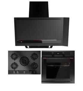 Teka Infinity G1 Edition Siyah Ankastre Set (GBC 75-G1 GB Ocak + HLB 85-G1 P BM