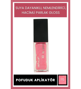 3D Lip Gloss Dudak Parlatıcı No:115
