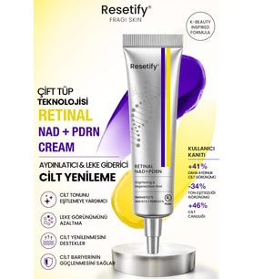 RESETIFY NAD + PDRN Tightening(Sıkılaştırıcı) Shot Cream 40 ML
