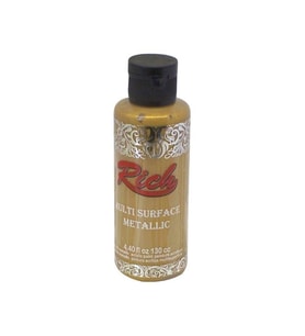 Rich Multi Surface Metalik Her Yüzey İçin Akrilik Boya 120 cc. 6506 ANTİK ALTIN 