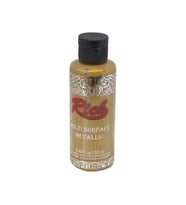 Rich Multi Surface Metalik Her Yüzey İçin Akrilik Boya 120 cc. 6506 ANTİK ALTIN 