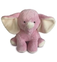 Oturan Fil Pembe Wellsoft 45 cm