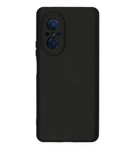 Newface Huawei Nova 9 SE Kılıf Nano içi Kadife Silikon - Siyah