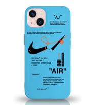 Apple iPhone 13 Uyumlu Lansman Kılıf Sneakers Tasarımlı Altı Kapalı İçi Kadife Kaplı Silikon Kapak (Şeffaf)