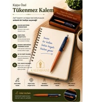 Kalemhane Kişiye Özel Ahşap Kutulu Tükenmez Kalem 3