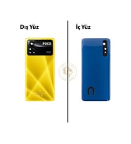 Yapıştırıcı Poco X4 Pro Sarı Yapıştırıcı Arka Pil Kapağı Batarya Kapağı + B-7000 Yapıştırıcı