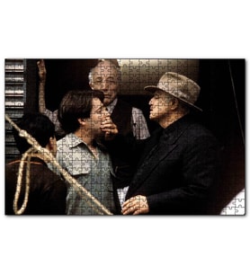 Cakapuzzle Marlon Brando The Godfather Şş Sessiz Ol  Puzzle Yapboz MDF (Ahşap) (120 Parça)