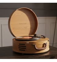 Crownwell Lion ahşap bluetooth pikap – USB & SD kart destekli (Karışık)