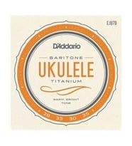 D'Addario EJ87B EJ Serisi Ukulele Tel Seti (Baritone - Titanyum)