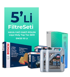 BOSCH Mercedes Vito 114 CDI 2.0 Dizel Filtre Bakım Seti Liqui Moly Motor Yağlı (2019-2024) 5 Li