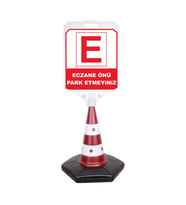 Eczane önü park yasaktır uyarı  dubası