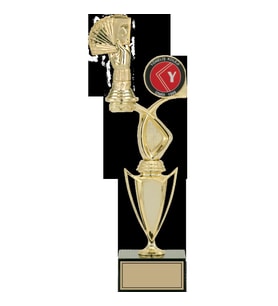ODAK KUPA - Figürlü Kupalar - Briç Figürlü Kupalar FG-043 C - 39 cm