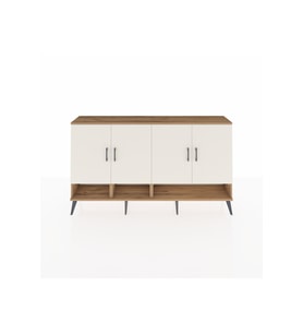 Arges Konsol 6 Raflı 4 Kapaklı 176x30x99 Çam-Aytaşı