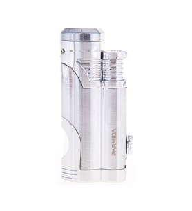 2 Torch Pürmüz Gümüş Puro Çakmağı - TR3499