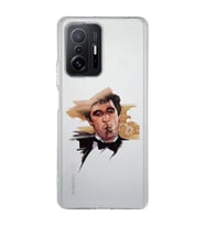 Redmi Mi 11T/Mi 11T Pro Uyumlu Tony Montana Scarface Desenli Şeffaf Telefon Kılıfı