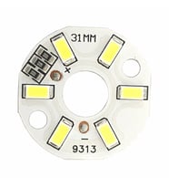 5730 5V 3W 32mm Beyaz Led Modül Aluminyum Pcb 6 Led Lamba Aydınlatma