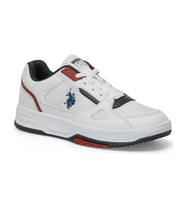 U.s. Polo Assn. Mysterio 4Fx Erkek Beyaz-Lacivert-Kırmızı Sneaker Ayakkabı