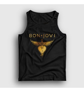 Presmono Unisex Siyah Hits Bon Jovi Atlet 20223tt