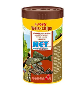 Sera Wels chips 250 ml 95 gr. Skt :09/2025 Orjinal kutusunda Vatoz Ve Çöpcü Yemi