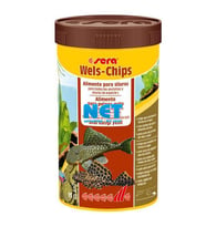 Sera Wels chips 250 ml 95 gr. Skt :09/2025 Orjinal kutusunda Vatoz Ve Çöpcü Yemi