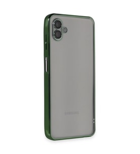 Samsung Galaxy A04 Kılıf Razer Lensli Silikon - Yeşil