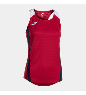 Joma 902521.631 Montreal Kadın Kolsuz Kırmızı Spor Tişört