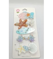 Little Ocean Deniz Temalı 5'li Pens Toka Seti - Ocean Friends