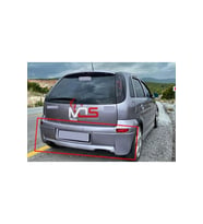 OPEL CORSA  UYUMLU C İRMSCHER ARKA TAMPON EKİ KARLIK FİBERGLASS BOYASIZ