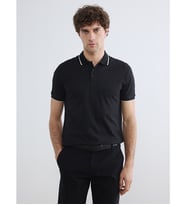 LCWAIKIKI Classic Siyah Polo Yaka Pike Erkek Tişört