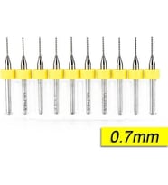 10 Adet 0.7mm Tungsten Karbür Delme PCB Matkap Ucu