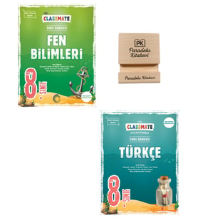 Okyanus LGS 8. Sınıf Classmate Fen Bilimleri ve Türkçe Soru Bankası + Telefon Standı
