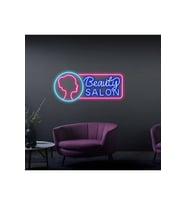 Beauty Salon Yazılı ve Şekilli Güzellik Salonlarına Özel Neon Tabela