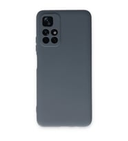 Xiaomi Redmi Note 11t Kılıf Nano İçi Kadife Silikon - Gri
