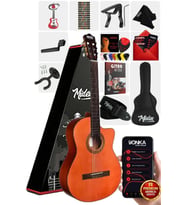 Midex CG-390M-XBAG Klasik Gitar 4/4 Sap Ayarlı Kesik Kasa (Çanta Askı Capo Pena)