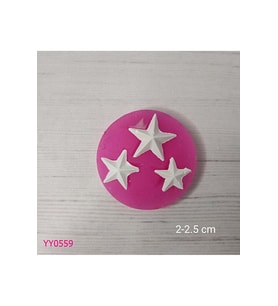 YY0559 Üçlü Yıldız Silikon Kalıp