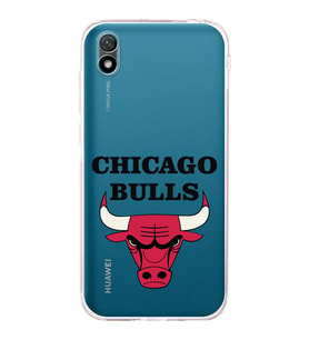 Huawei Y5 2019 Uyumlu Kamera korumalı Kapak Chicago Bulls Tasarımlı  Şeffaf Kılıf