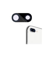 Apple iPhone 8 Plus İle Uyumlu Kamera Camı (Siyah)