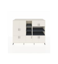 Kronos Dolap 14 Raflı 9 Kapaklı 220x59x163 Aytaşı-Aytaşı/Antrasit