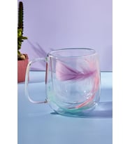 Perotti Double Feather Çift Cidarlı Kupa 250 ml (Çok Renkli)