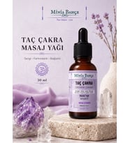 TAÇ ÇAKRA Masaj Yağı, CROWN  CHAKRA, 30ml, %100 Saf