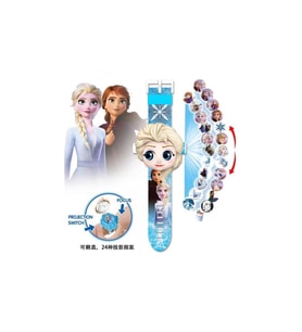 Kartelalı Frozen  Elsa Projeksiyonlu Saat