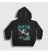 Presmono Unisex Çocuk Siyah The Diamond Ufc Mma Dustin Poirier Kapüşonlu Sweatshirt 432737tt