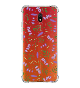 PrintiFy Xiaomi Redmi 8A Uyumlu Water Color 3 Baskılı Şeffaf Köşe Korumalı Antişok Kılıf